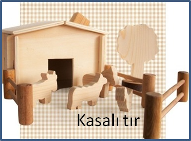 Çiftlik Evi ahşap oyuncak