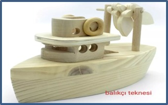Balıkçı Teknesi ahşap oyuncak