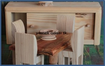 Yemek Odası ahşap oyuncak